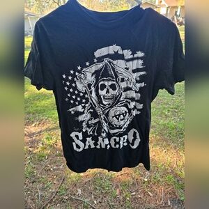 Sons of Anarchy Samcro Grim Reaper T-Shirt Mens Size Small